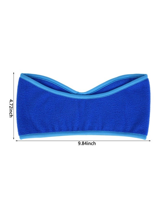 BBTO 3 Pcs Fleece Ear Warmers Muffs for Men Women Headband Ear Muffs Winter Covers for Cold Weather Running Cycling Ski(Blue, Red, Rosy) - Image 2